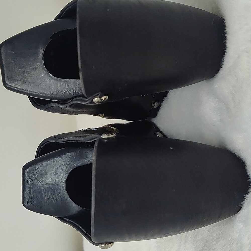 Beautiful Sequin Studded Platform Mules Size 36 - Picture 3 of 8